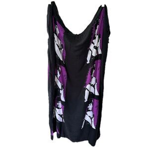 Casual Movement Hawaiian Queen Lili'uokalani Long Pareo Sarong Cover Up One Size